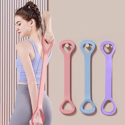 Transform Your Back with the 8-Shaped Stretching Band - Perfect for Home Fitness and Shoulder Exercises